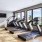 a room with exercise equipment