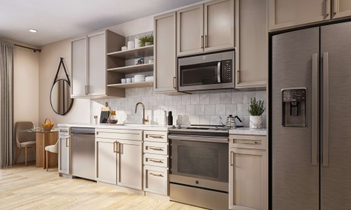 Beautiful kitchens with designer finishes kitchen with stainless steel appliances