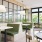 a room with tables and chairs